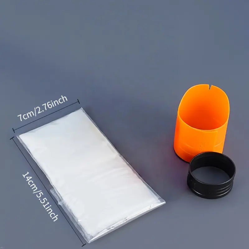 50+1 pcs high-efficiency carp fishing set quick bait filler PVA bag fast-dissolving bait design anti-tangle suitable for freshwater lakes and reservoirs bait piling tool