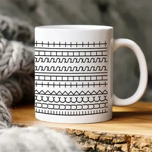 Funny Fuck This Shit Coffee Mug, Sarcastic Hidden Message Ceramic Cup
