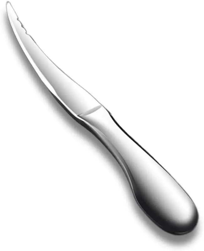 Shrimp Deveining tool Multi-Colored Shrimp Deveiner Tool Stainless Steel Shrimp Peeler and Deveiner Tool Seamless Shrimp Peeler for Easy Shrimp Deveining (Silver)