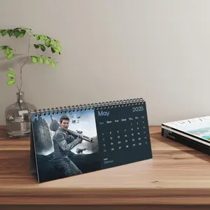 2025 Tom Cruise Desk Calendar | 2025 Desk Calendar | Tom Cruise | Movie Calendar  | Mission: Impossible | Jack Reacher