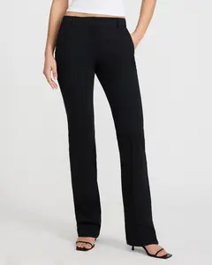 Express Editor Stretch Cotton Mid Rise Bootcut Pant