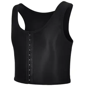 4PCS VibeFit 2026 New Chest Binder for Transgender FTM Front Zipper Binder Breathable and Strong Compression Tomboy Tank Top Womenswear