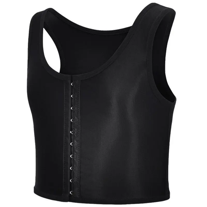 4PCS VibeFit 2026 New Chest Binder for Transgender FTM Front Zipper Binder Breathable and Strong Compression Tomboy Tank Top Womenswear