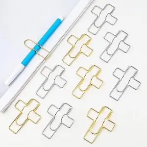 10 count   Pen Holders and Paperclips - 2in1 Paper Clips & Pencil Holder for Notebook, Books, Journal, Clipboard, Paper -  &   Study Supplies for Christian Office School