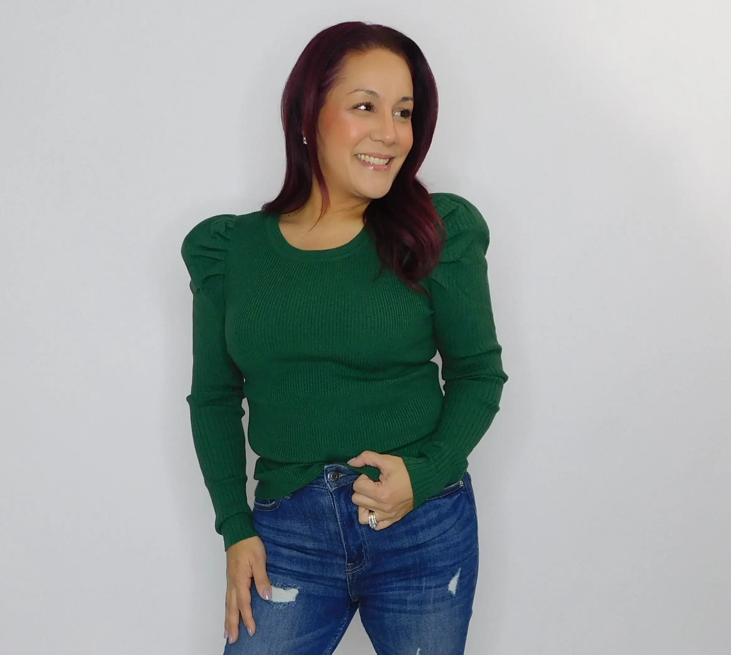 Payton Puff Sweater Top