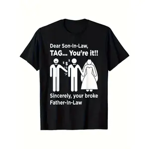 Humorous Couple’s Wedding Shirt - Exclusive Groom Label - Perfect Bride’s Father Gift Tee