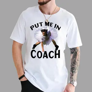 Ace Ventura Put Me In Coach T-Shirt - Funny Unisex Cotton Tee for Women & Men, Casual Everyday Wear, Retro streetwear Graphic Movie Merch