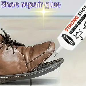 2.03oz Strong Shoe Repair Glue, Transparent Non-Toxic High Temperature Resistant, Perfect for Leather and Sports Shoes, DIY Craft Glue, High Strength Glue