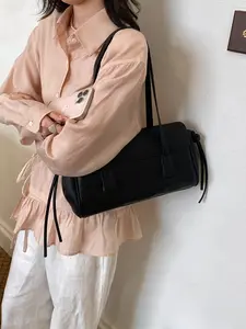 Trendy Crossbody Shoulder Bag, PU Material, Casual Style, All Seasons, Perfect for Travel, Daily Use, Women's Fashion Accessory, Versatile Shoulder Bags