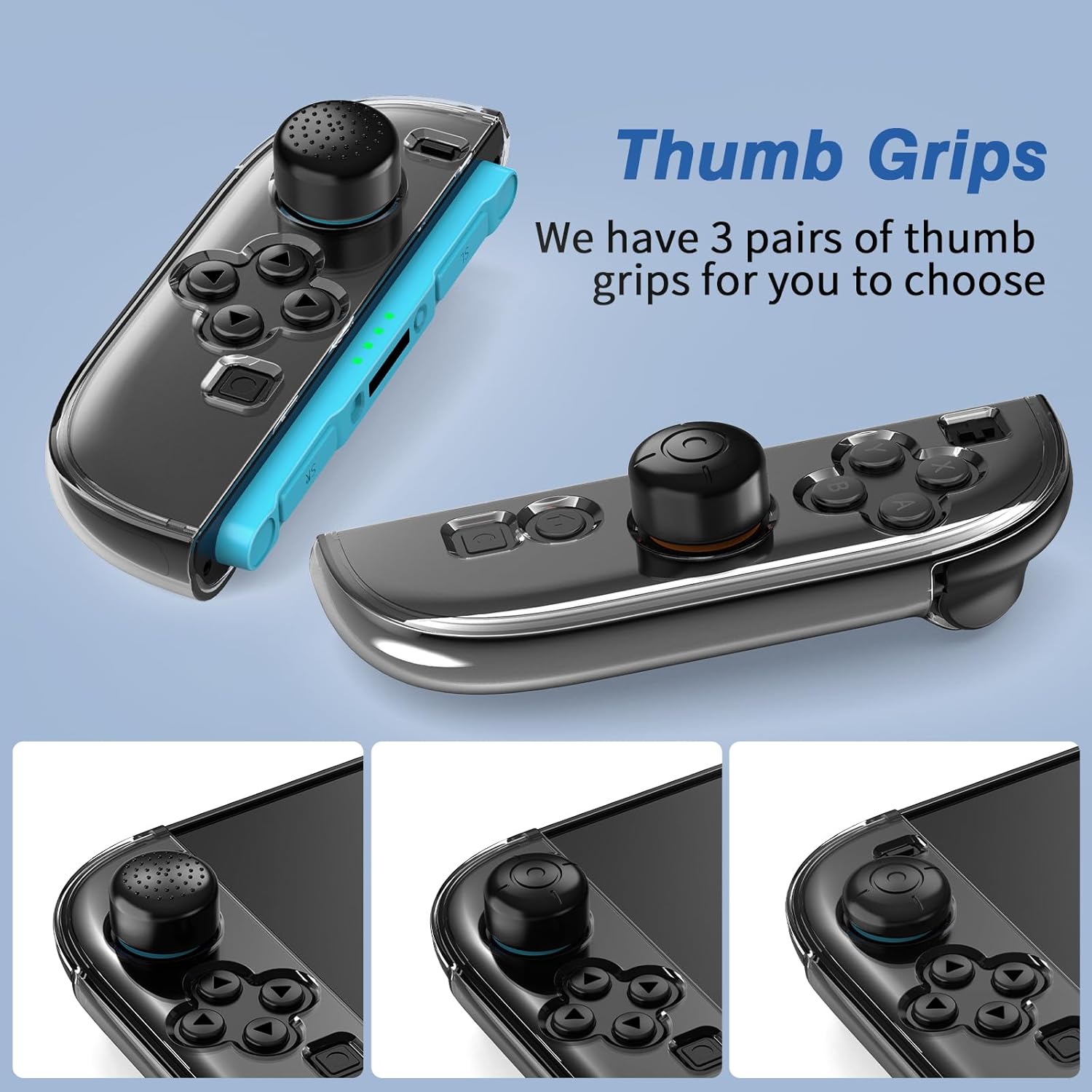 Switch 2Switch 2 Accessories(2025), Protective Case with Screen Protector, Switch 2 Transparent Cover with Protective Film and Grip Cover,AntiScratch and Shock Absorption ﻿