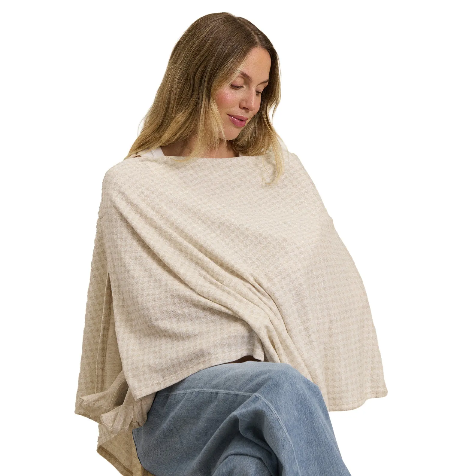 Solly Baby Nursing Cover - Breathable, Lightweight Breastfeeding Cover Up - Universal Fit Postpartum Essential for Infant - Stroller Accessories, High Chair, Shopping Use