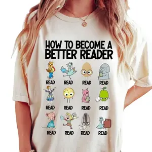 How To Become A Better Reader Tee, Read The Children's Books Sweatshirt, Children's Character Affirmations Hoodie, Back to School Tee, Teacher Gift