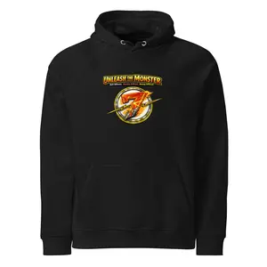 Monster Joe7-TheBrand Eco Raglan Hoodie | Premium Organic Cotton Unisex Streetwear Hoodie