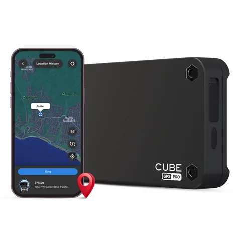 Cube Magnetic Pro GPS Tracker for Vehicles / Car, 1 Year Battery, Real Time Location, Geo Fence, Route History and Speed Monitor