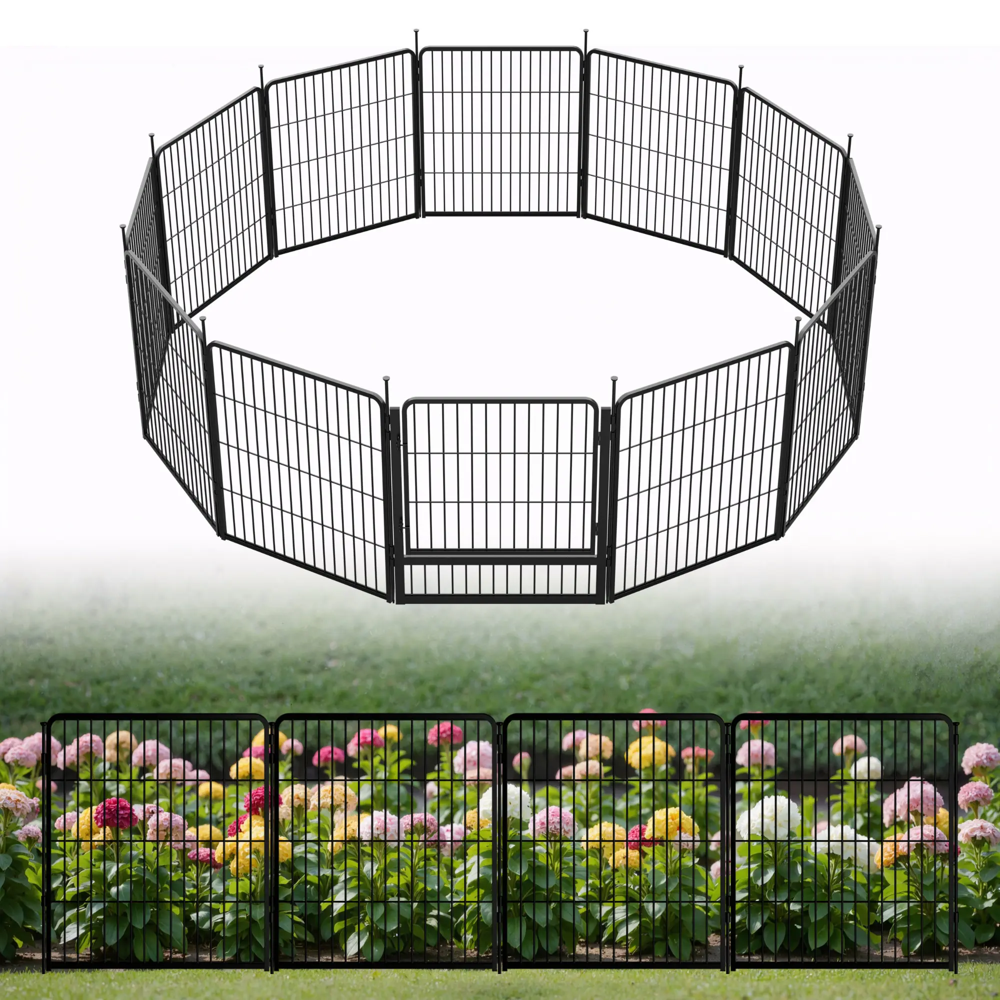 32 in(H) x 26.8 ft(L) 11 Panels + 1 Gate