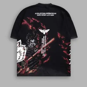 Bushido “Samurai Integrity” Clothing Trendy New printed short-sleeved men top clothing menswear Classic T-Shirt Cotton ends outfits Shirt