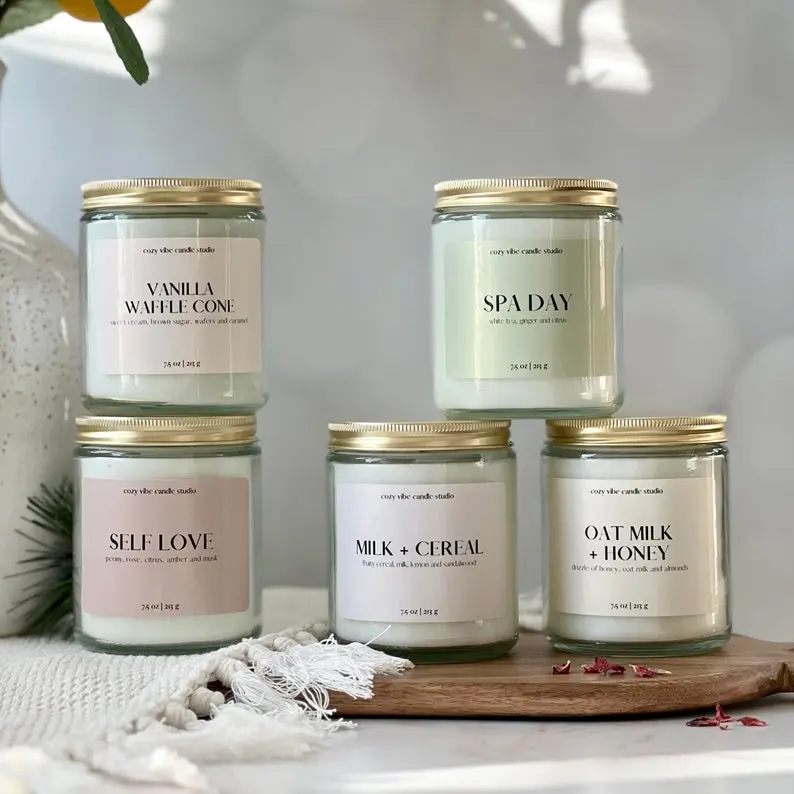 Beautiful Coconut Wax Candles | Wood Wick Candle | Coconut Wax | Scented Jar Candles | Gift Ideas | Valentines Day