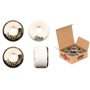 OJ Skateboard Wheels and Independent Bearings Combo 55mm Elite Hardline 99A