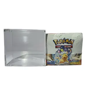 Pokémon Booster Box Display Case - 5mm Thick Magnetic Lid Protector