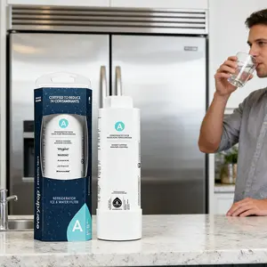 EveryDrop EDRARXD1 Refrigerator Water Filter – Filter A – UL Certified Under NSF/ANSI 42, 53 & 401 to Reduce 74 Contaminants Including Lead, Pesticides & Pharmaceuticals – Genuine Replacement for Whirlpool, Maytag & KitchenAid – 200 Gal