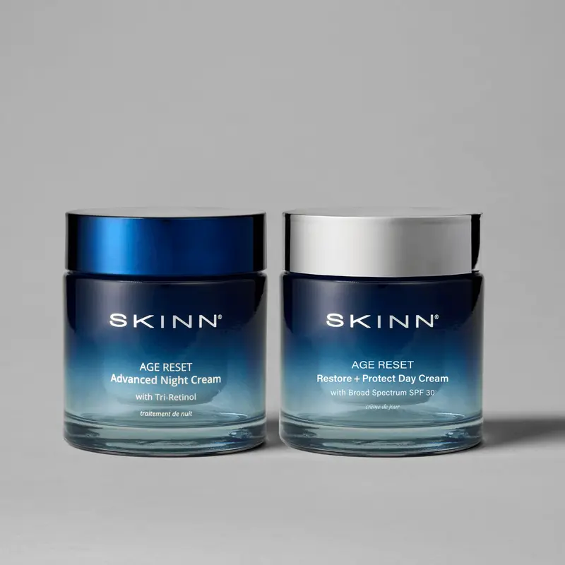 SKINN Cosmetics Age reset Night Cream + Day Cream (SPF) Uv Moisturizers