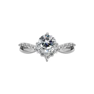 【H1】“Eternal” Elegance Queen 1 Carat Clear Cubic Ziconia Crown Personalize Ring -Luxury Engagement, Wedding, or Anniversary Gift for Women