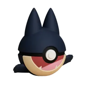Munchlax Poke Ball - Inspired 3D Printed Collectible