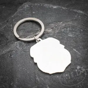 Saint St Michael Protect Us Keychain – Guardian Angel Shield Religious Gift