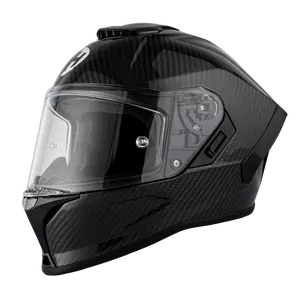 D.O.T. & ECE Daytona Viper Grey Carbon Fiber Unisex Full Face Helmet for Motorcycle Safety