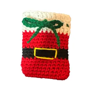Drawstring Christmas Gift Card Pouch