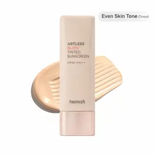 [Heimish] Artless Glow Tinted Sunscreen SPF50+ PA+++ 40ml, Multipurpose Makeup Base, Primer, Highlighter, Lightweight, Non-greasy, Hydrating, Natural Finish with Shine Beige