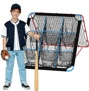 2-in-1 Soccer Goal, Adjustable Training Net with Dual-Mode, Heavy Duty Sports Practice Equipment for Soccer, Baseball, Backyard, Garden