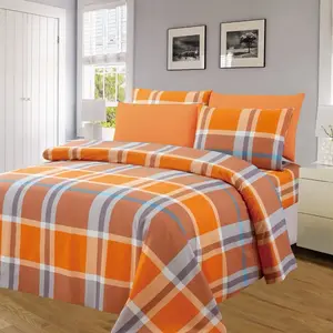 4PC Complete Sheet Set - Deep Pocket Fitted Sheet, Flat Sheet, and 2 Pillow Cases in Solid Colors for Comfort and Style