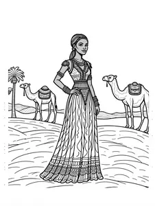 Queens of Love: A Royal Coloring Book for Women and Girls