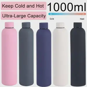 1000ML Double Wall Thermos Bottle Stainless Steel Water Bottle Vacuum Cup Keep Hot and Cold Insulated Vacuum Flask Revomax Girls