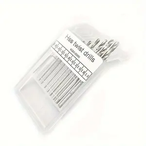 10pcs High-speed Steel Drill Bit Set 0.8-3.0mm Drilling Hole Twist Drill DIY Small Drill Bit