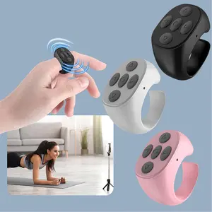 Remote Control for TikTok,Fingertip Wireless Bluetooth Scrolling Ring Scroller Page Turner, Music Control,Selfie and Recording Video Flip Page Remote, , for iPhone Tablets
