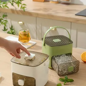1pc 48 Grids Ice cube mold Easy Gland-Large Capacity, (No electricity needed), Double Layer Design, Food Grade Plastic Storage Tray, Suitable for Refrigerator-Perfect for Whiskey and Roostertails, Essential Kitchen Gadgets