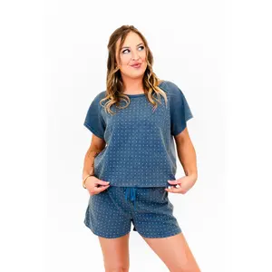 Crystal Cutie Rhinestone Short Set