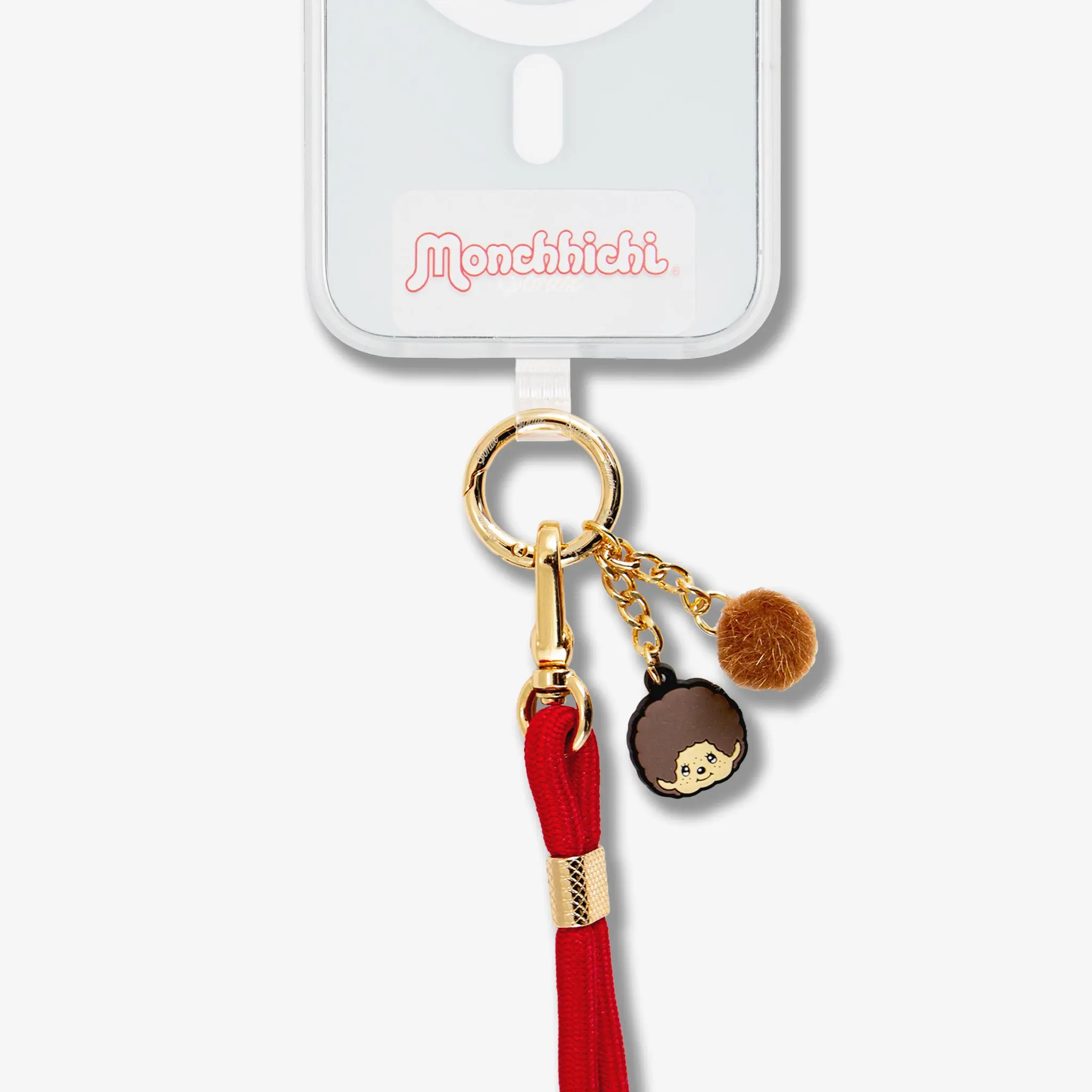 Sonix x Monchhichi™ Crossbody Smartphone Strap with Charms, Phone Lanyard for Boys, Cellphone Accessory with Card Holder, Boy, Adjustable Phone Strap