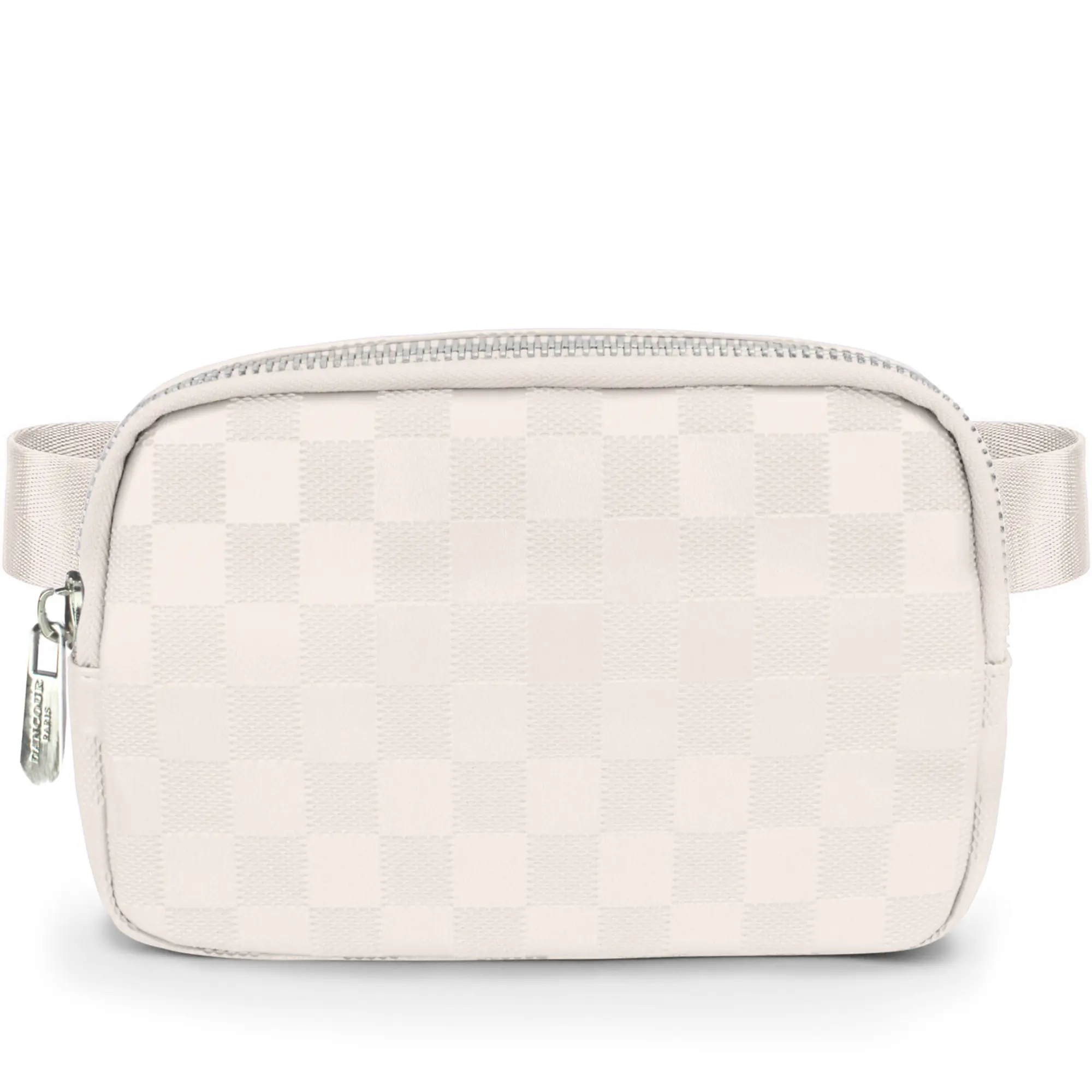 DANCOUR Checkered Belt Bag - Multifunctional Women's Crossbody Bag for Effortless Organization