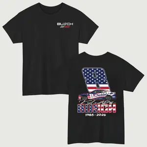 Kyle Busch 8 Tribute Shirt, Legend Memorial Tee, RIP Rowdy Vintage Graphic, Soft Cotton Unisex Casual Streetwear Classic Fit Top