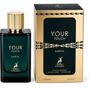 Your Touch Santal Eau De Parfum 100ml Long Lasting Unisex Fragrance with Bergamot Cardamom & Sandalwood Notes
