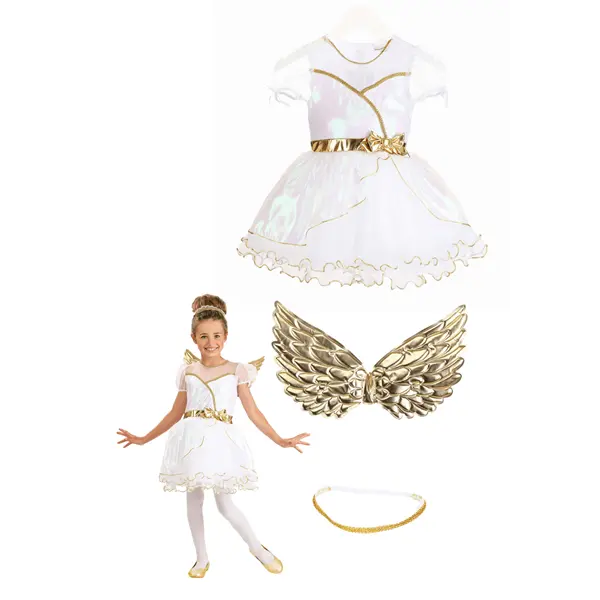 Girl's Guardian Angel Costume Dress
