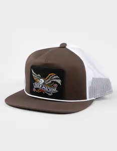 LOSER MACHINE  Mens Glory Trucker Hat, Brown Combo