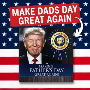 Funny Talking Pop Up Fathers Day Card with Lights & Sound, Plays Heartfelt 'I Love You Dad' Voice Message, 3D Pop-Up Scene with #1 Dad Trophy, Funny Novelty Father's Day Card from Son, Daughter, or Wife