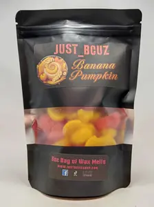 6oz Banana Pumpkin Fragranced Wax Melt Bags