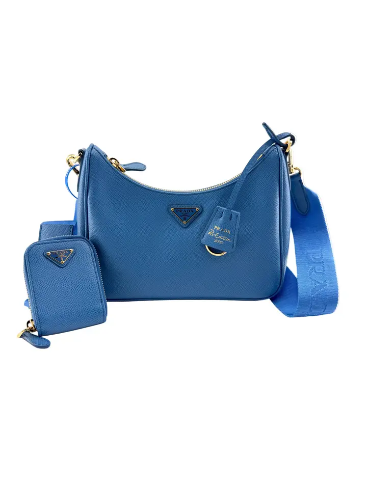 Pre-owned PRADA Leather Crossbody Bags Re edition 2005 Saffiano Shoulder Bag