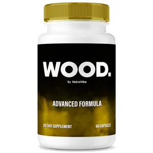 Wood Capsules - Advanced Formula 1000mg Capsules with Natural Ingredients for Health & Wellness 60 Count