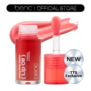 [NEW] Benc Juicy Drip Glaze Lip Oil 02 Lively Pink l Hydrating Gloss, Moisturizing balms, Sheer tint, Shine & Dewy Finish
